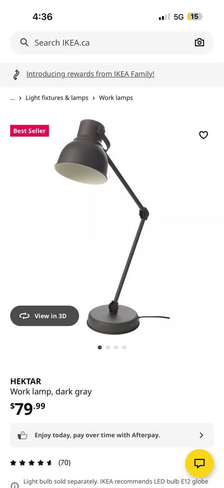 IKEA lamp with usb port (retail $80) - photo 2