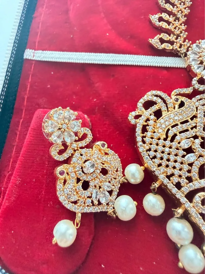 Necklace with matching earrings (retail $250) image indicator(3)