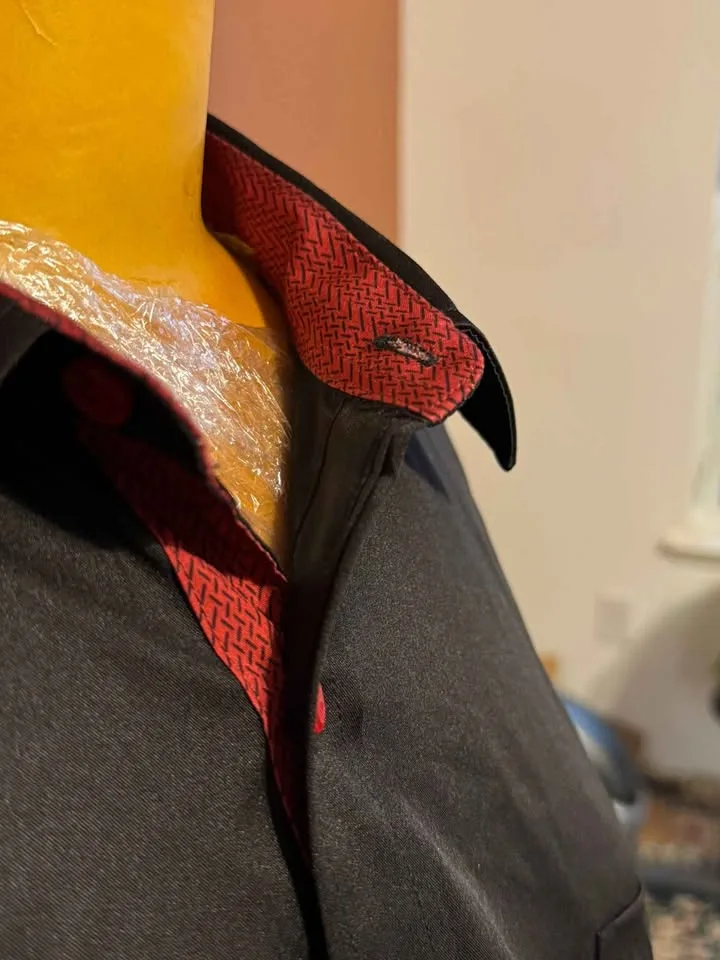 Brand New Size 2XL Black Dress Shirt image indicator(3)