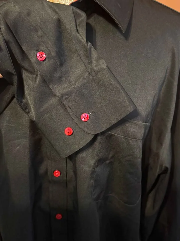 Brand New Size 2XL Black Dress Shirt image indicator(4)