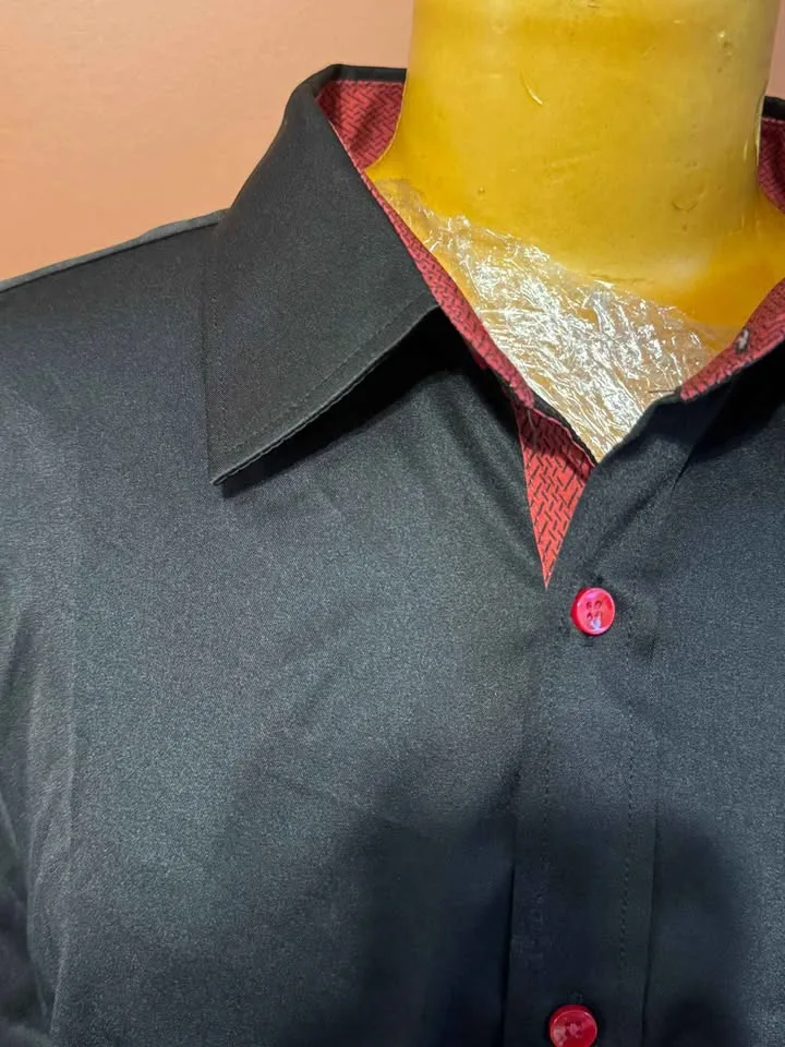 Brand New Size 2XL Black Dress Shirt image indicator(5)