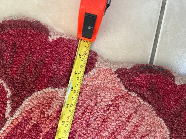 Preowned Hand stuffed Wool Area Rug - photo 2
