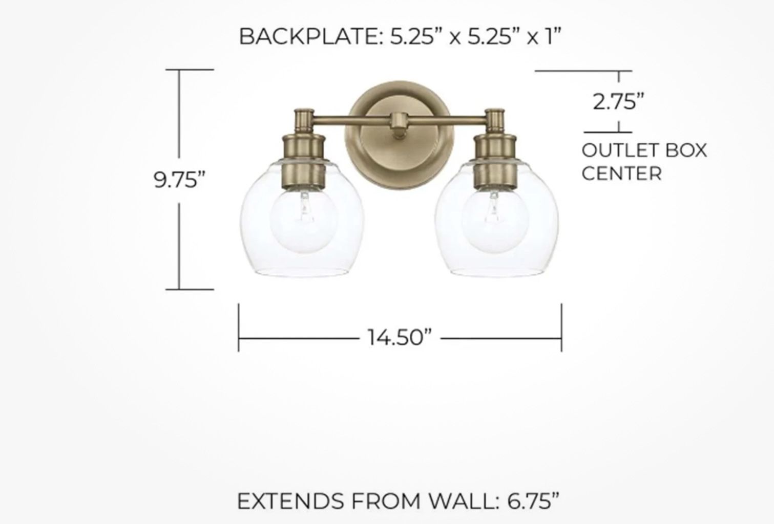 Capital Lighting Vanity Light - New - photo 2