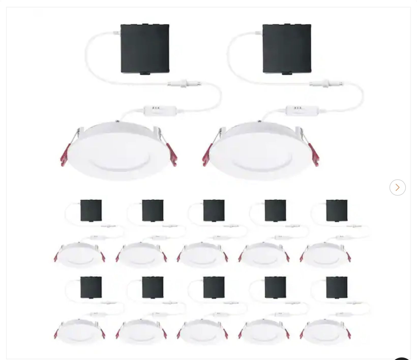 Commercial Electric LED Recessed Light 4 in - 12 Pack - New - photo 3