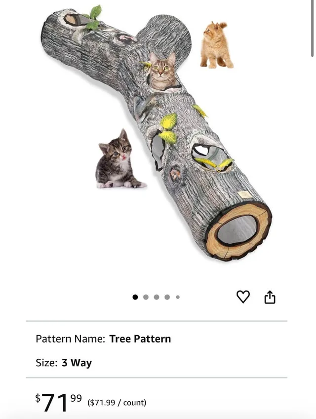 Cat Tunnel Tube Toys image indicator(3)