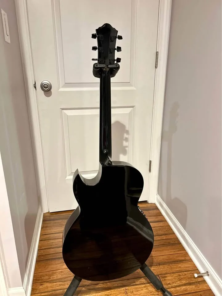 Ibanez AES20EBK acoustic electric guitar, 6 string image indicator(2)