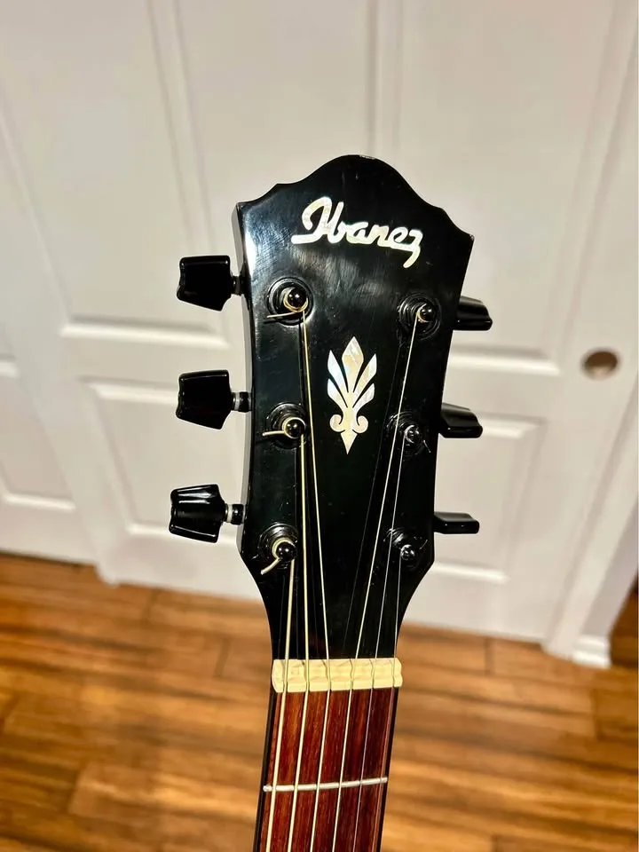 Ibanez AES20EBK acoustic electric guitar, 6 string image indicator(3)