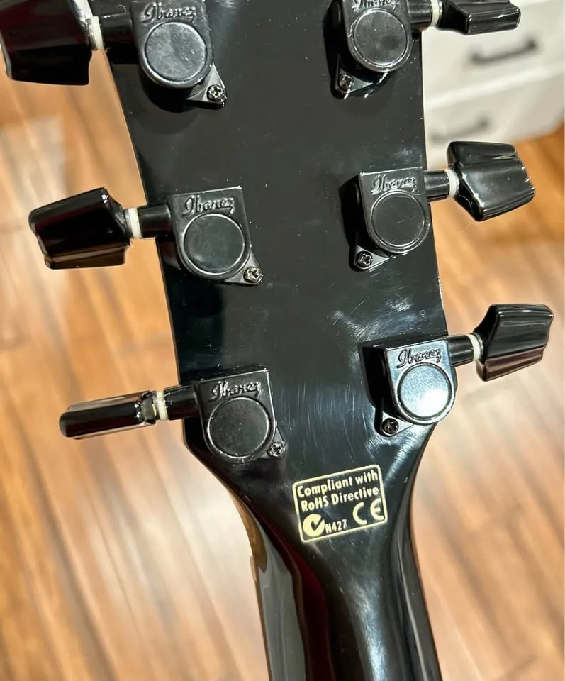 Ibanez AES20EBK acoustic electric guitar, 6 string image indicator(4)