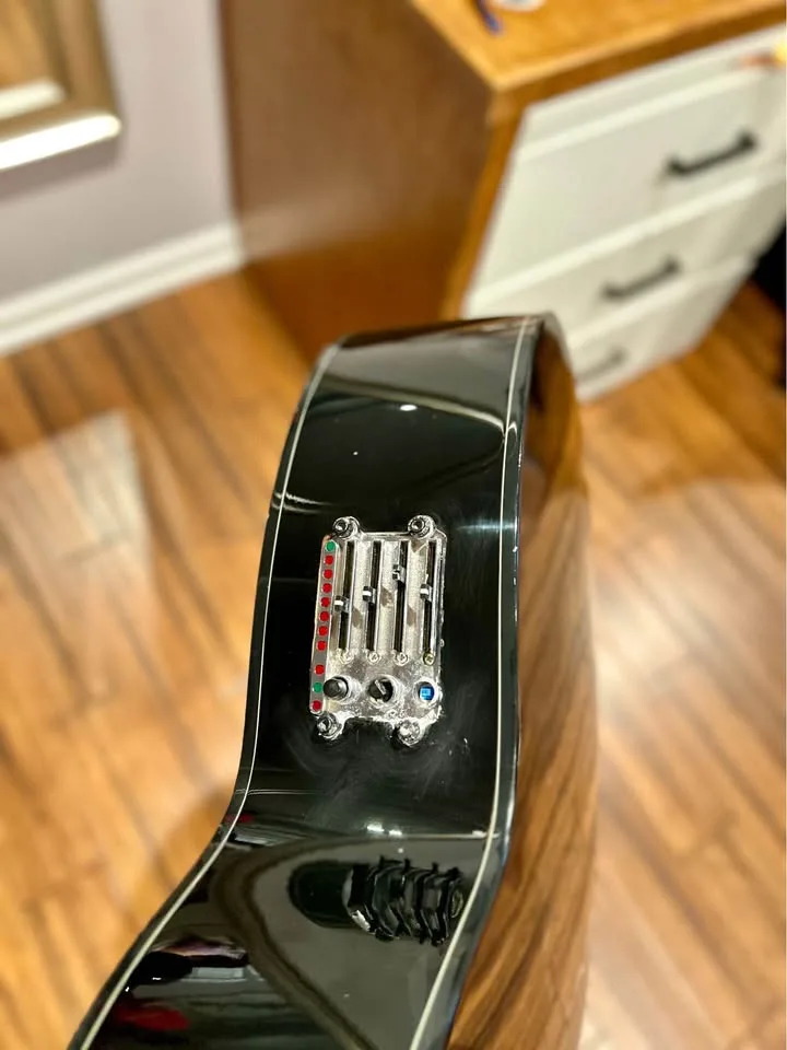 Ibanez AES20EBK acoustic electric guitar, 6 string image indicator(5)