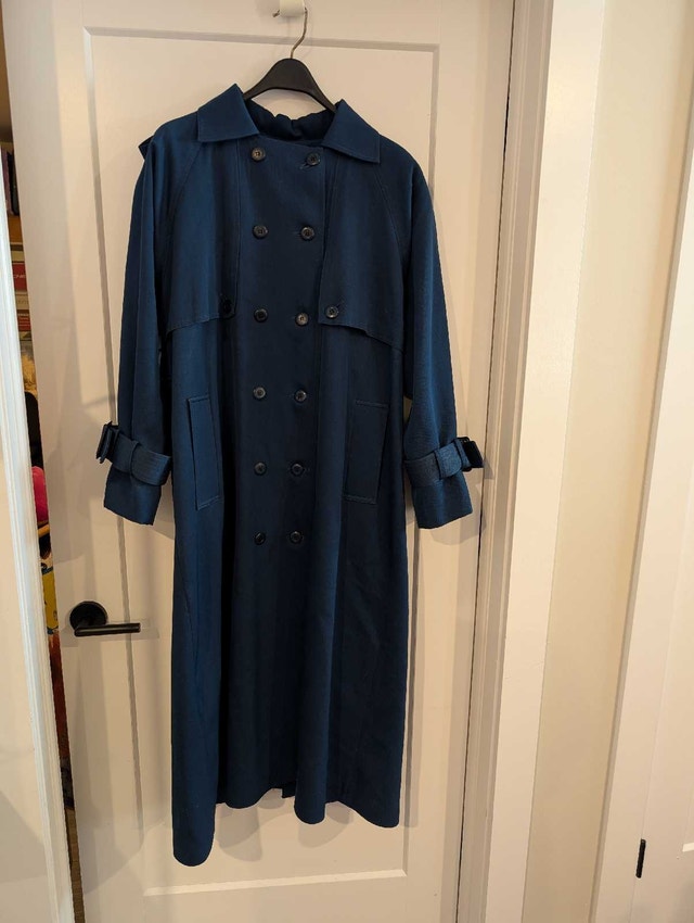 Lorne wool long Trench Coat