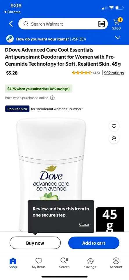 Antiperspirant