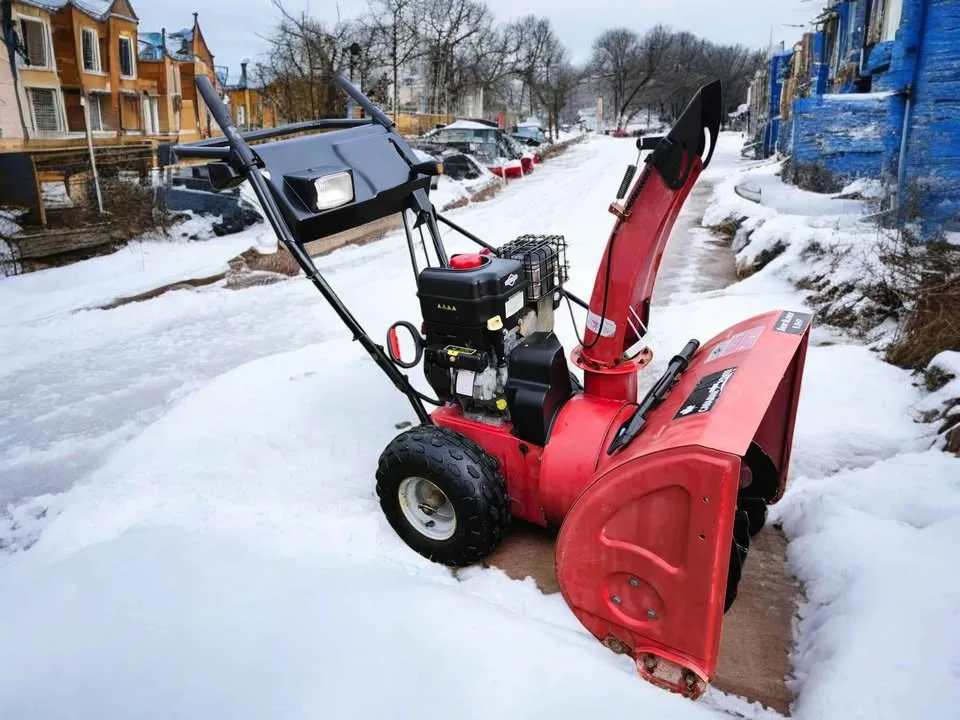 8 Hp powe MTD two-stage snowblower fully tune up before sale image indicator(4)