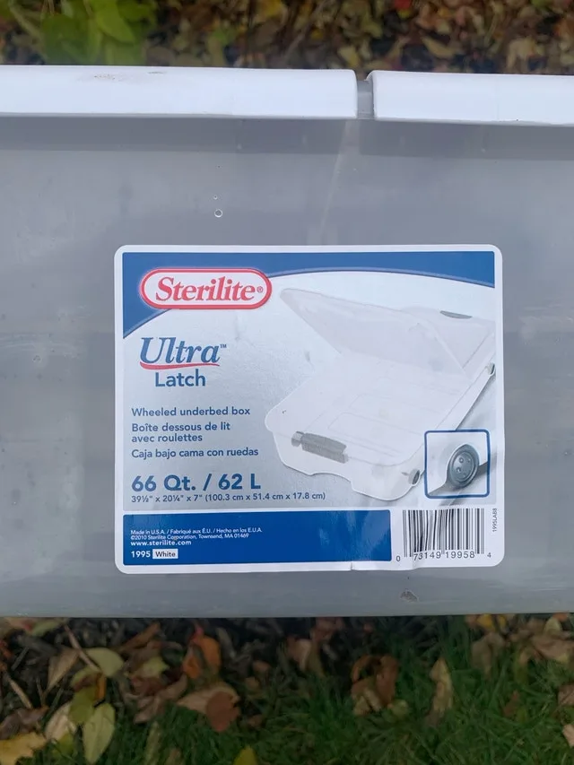 Sterilite Wheeled Underbed Storage Box image indicator(2)