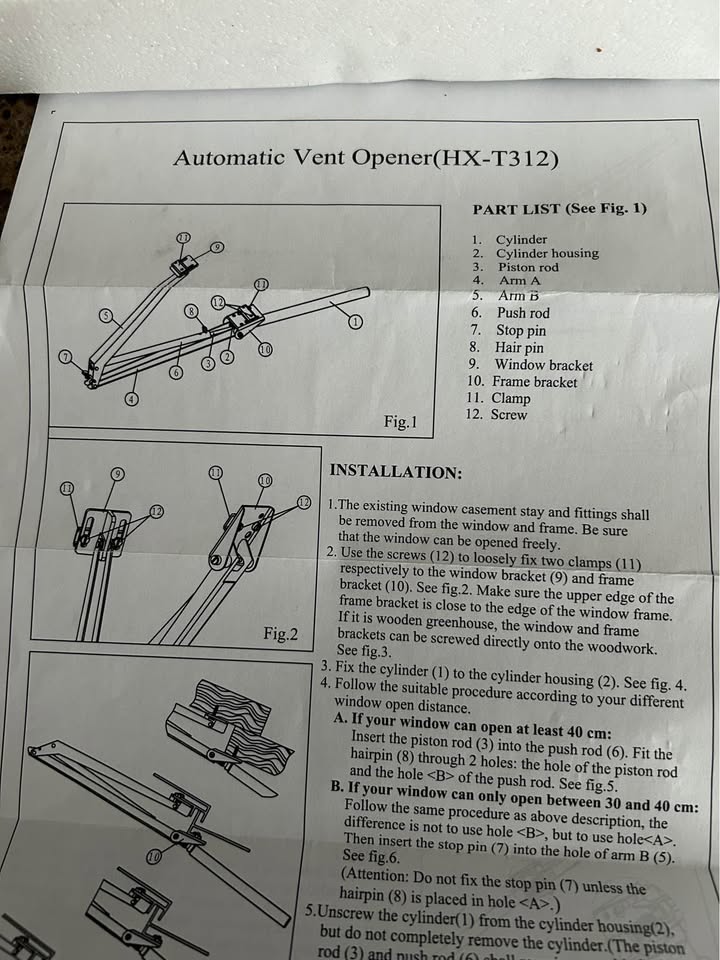 Automatic Vent (Window) Opener (New in Box) - photo 3