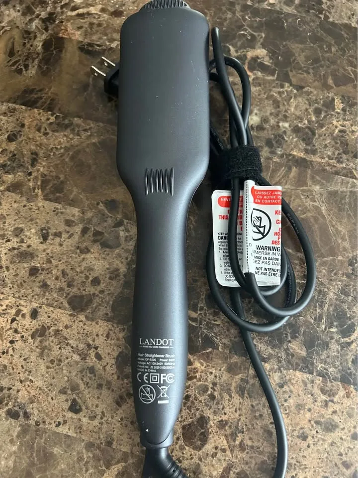 LANDOT Hair Straightening Brush Straightener image indicator(2)