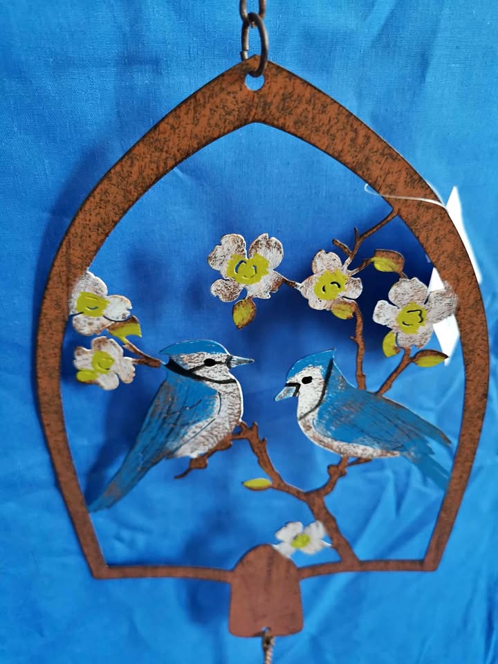 Shovel Shape Bell with Birds on Branch