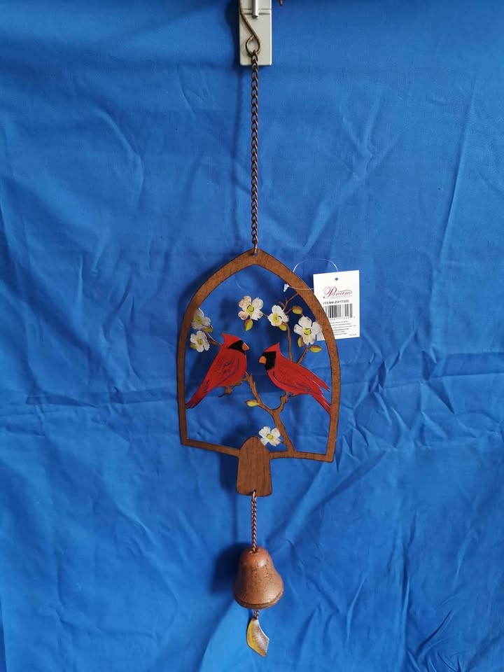 Shovel Shape Bell with Birds on Branch - photo 4