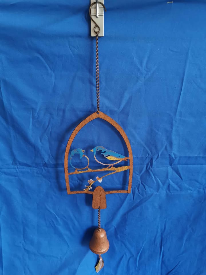 Shovel Shape Bell with Birds on Branch - photo 5