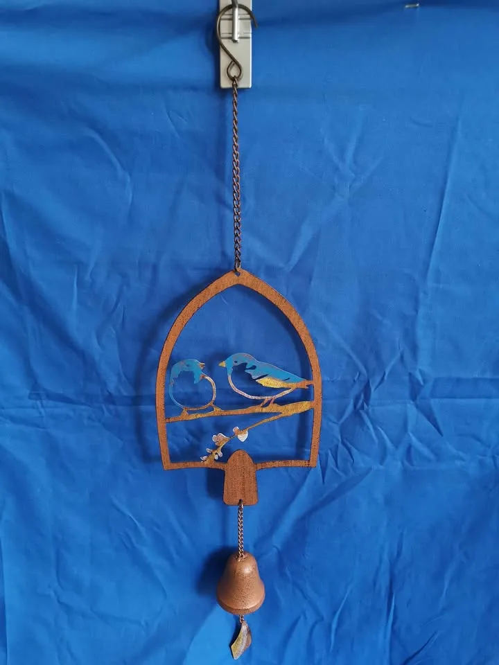 Shovel Shape Bell with Birds on Branch image indicator(5)