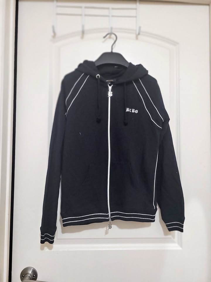 Brand New BCBG Zip Up Hoodie Black Size M