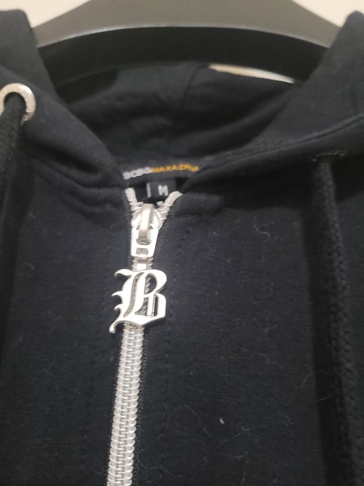Brand New BCBG Zip Up Hoodie Black Size M - photo 4