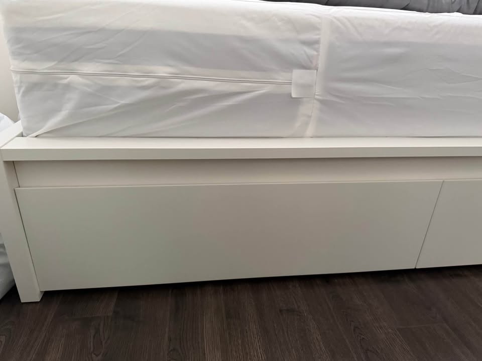 Ikea MALM Twin bed frame with storage - 99%new - photo 3