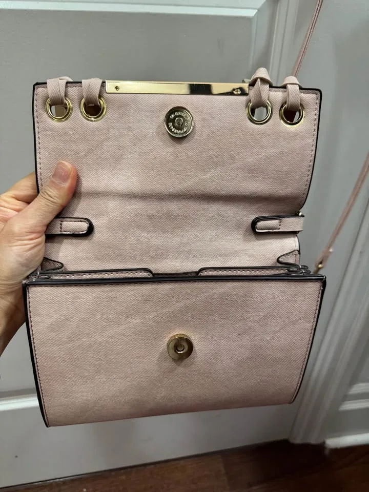 Pink beige crossbody bag / call it spring image indicator(3)