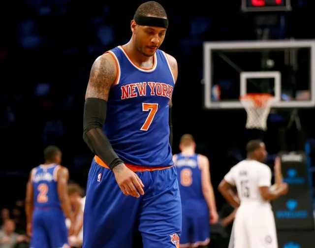 Adidas Knicks Carmelo Anthony #7 Jersey OBO image indicator(7)