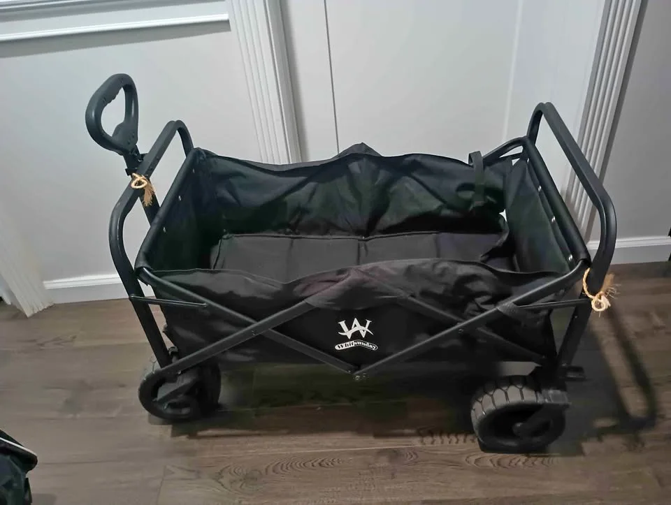 Carro plegable muy resistente para lavandería y también para lle