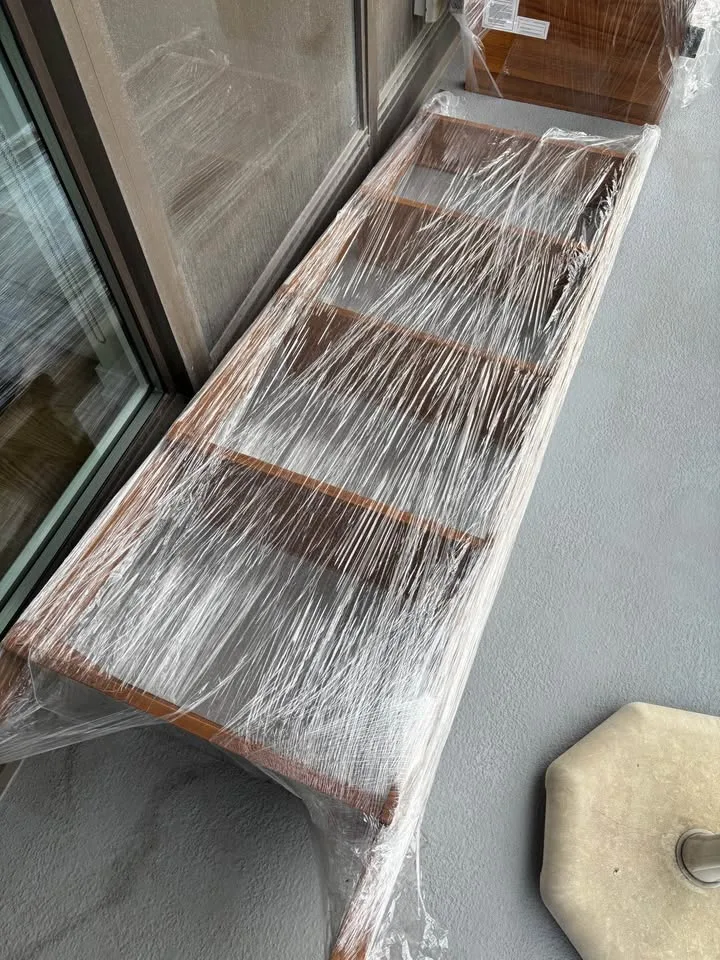 Set of 2 Midcentury Walnut Wood Ladder Shelf from EQ3 image indicator(4)