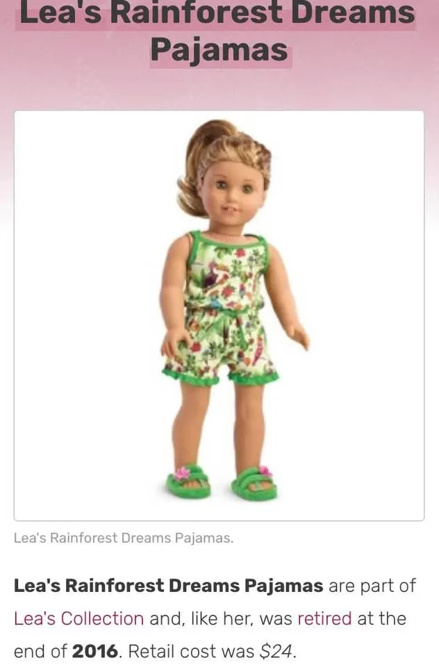 American Girl…Lea Clark. Includes Lea, clothing & accessories. image indicator(7)