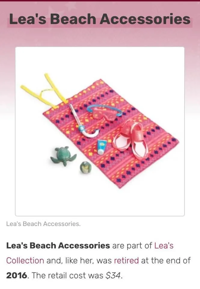 American Girl…Lea Clark. Includes Lea, clothing & accessories. image indicator(10)