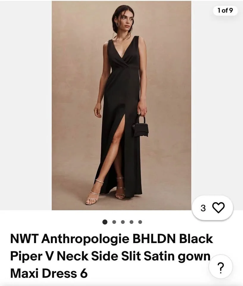 Anthropologie BHLDN Piper Gown Wedding Guest Dress