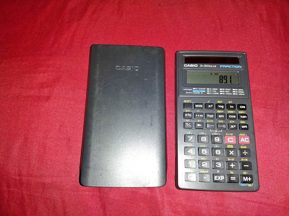 fx-260 solar calculator