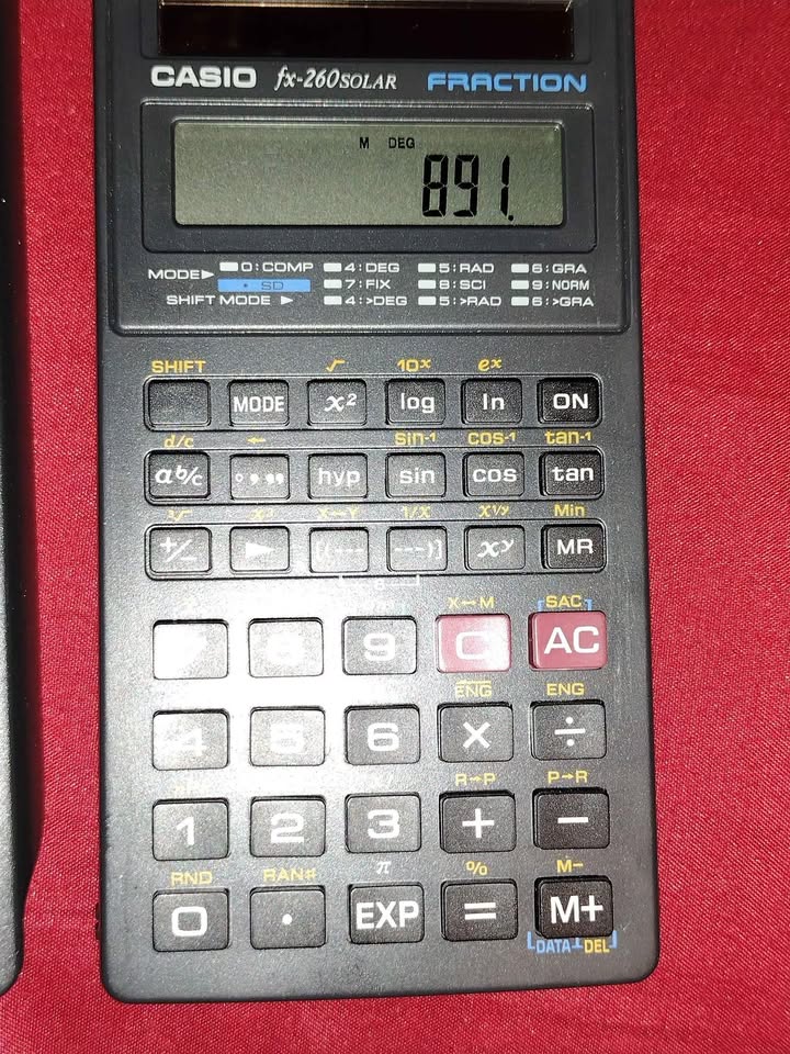fx-260 solar calculator - photo 2