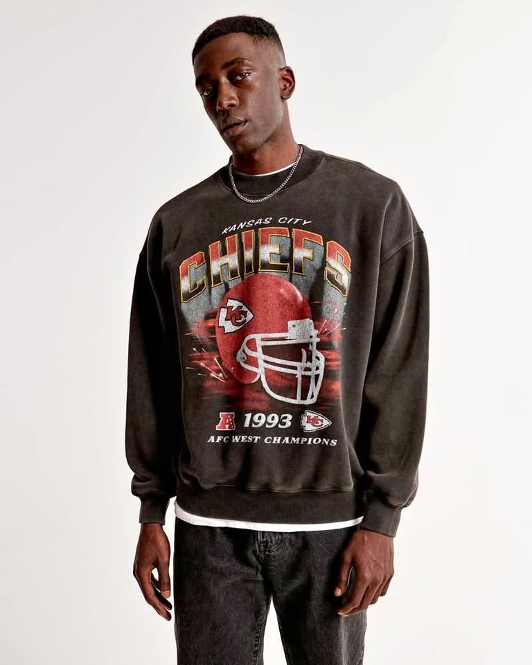 Abercrombie Kansas City Chiefs Crewneck