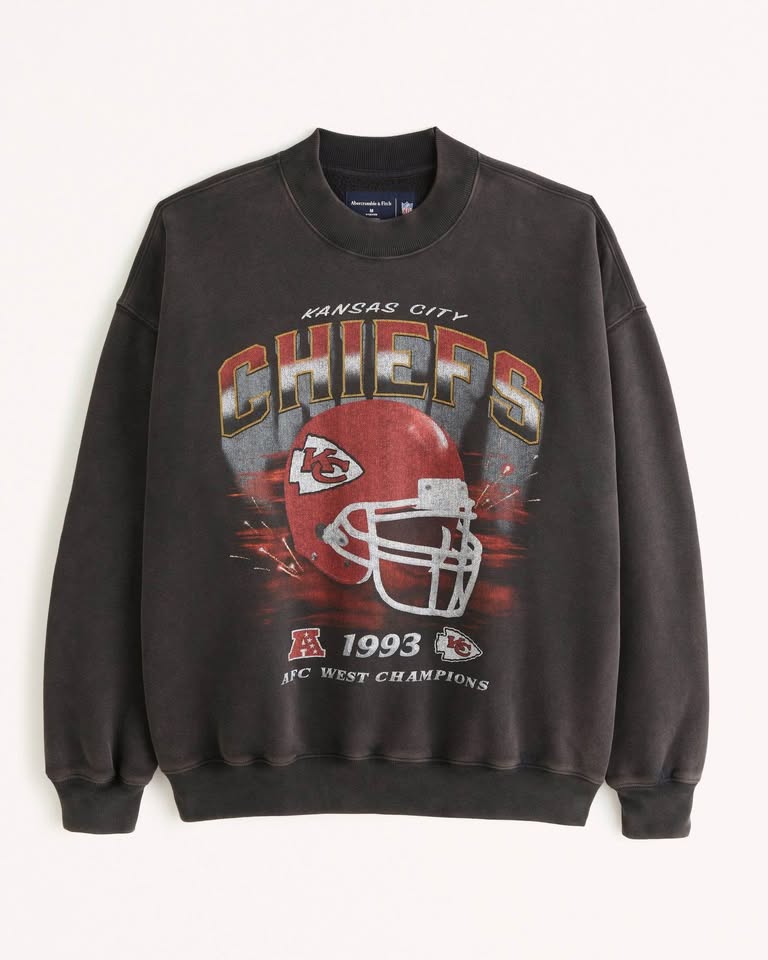 Abercrombie Kansas City Chiefs Crewneck - photo 2