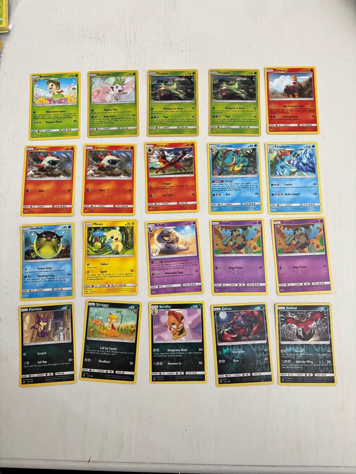 Pokémon Trading Cards Shining Legends 24/73 cards 27 total