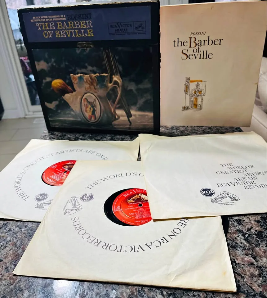 Own a piece of history LPs Rossini The Barber of Seville