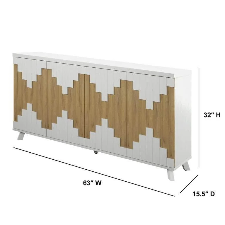 63" Sideboard with Boho Style image indicator(3)