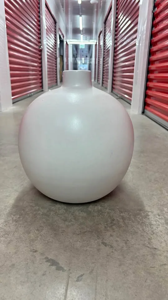 16" W 17" H ceramic vase thumbnail