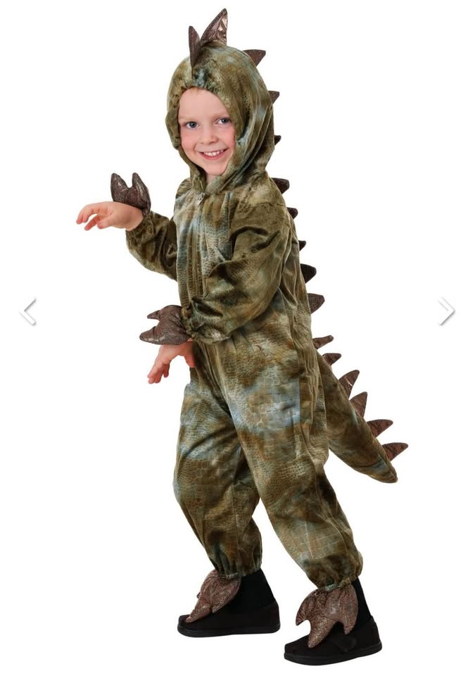 XS Kids T-Rex / Dragon Halloween Costume fits sizes T3 / T4 / T5 - photo 3