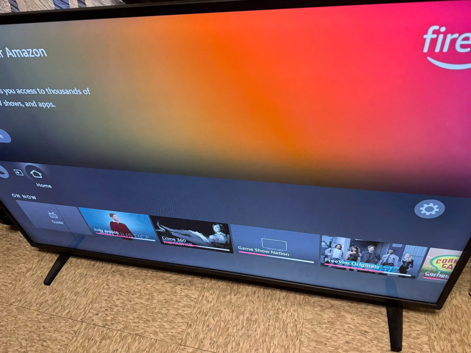 Insignia 50” TV image indicator(4)