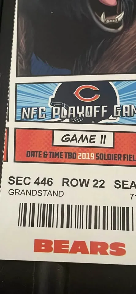 "Double Doink" Bears Tickets - 2018 Season/Game in 2019 image indicator(2)
