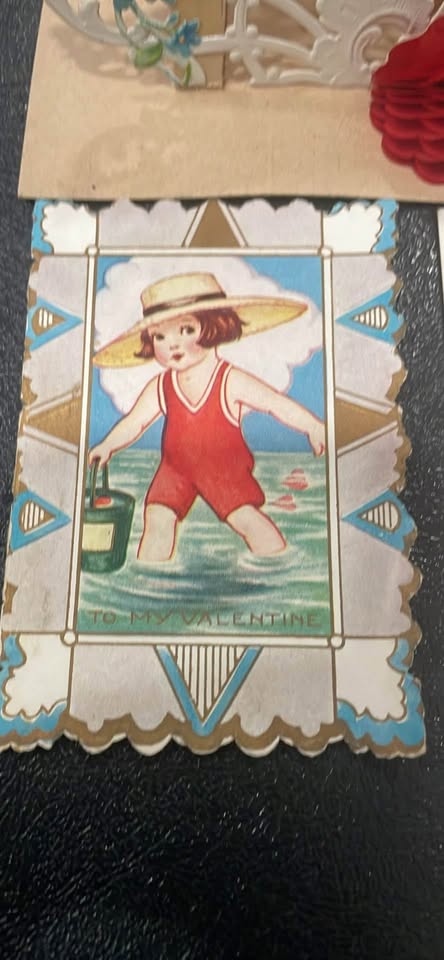 (3) 1920s 1930s Valentines Day Cards - photo 3