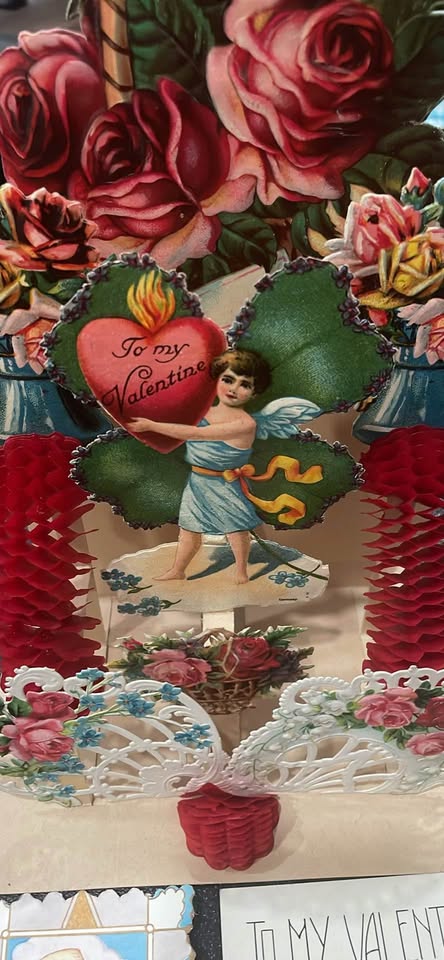 (3) 1920s 1930s Valentines Day Cards - photo 4