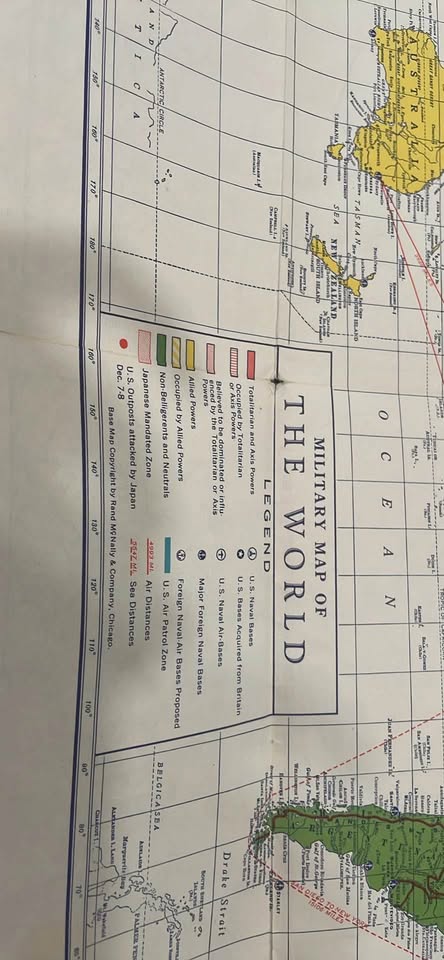 Military Map of the World - Early 1940’s - photo 2