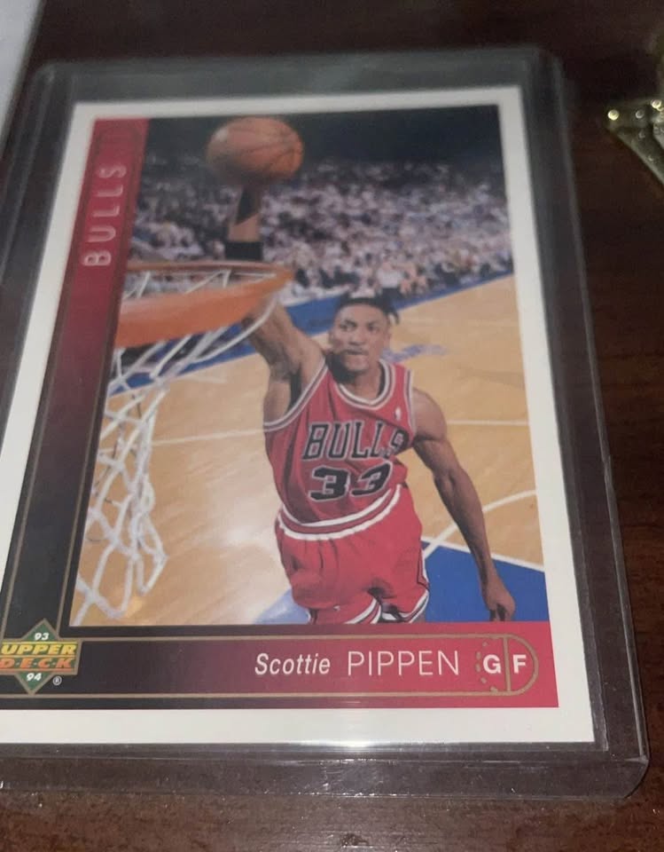 Bull’s Best 1990’s Plaque/Wall Art - Jordan and Pippen Cards 8x1 - photo 3
