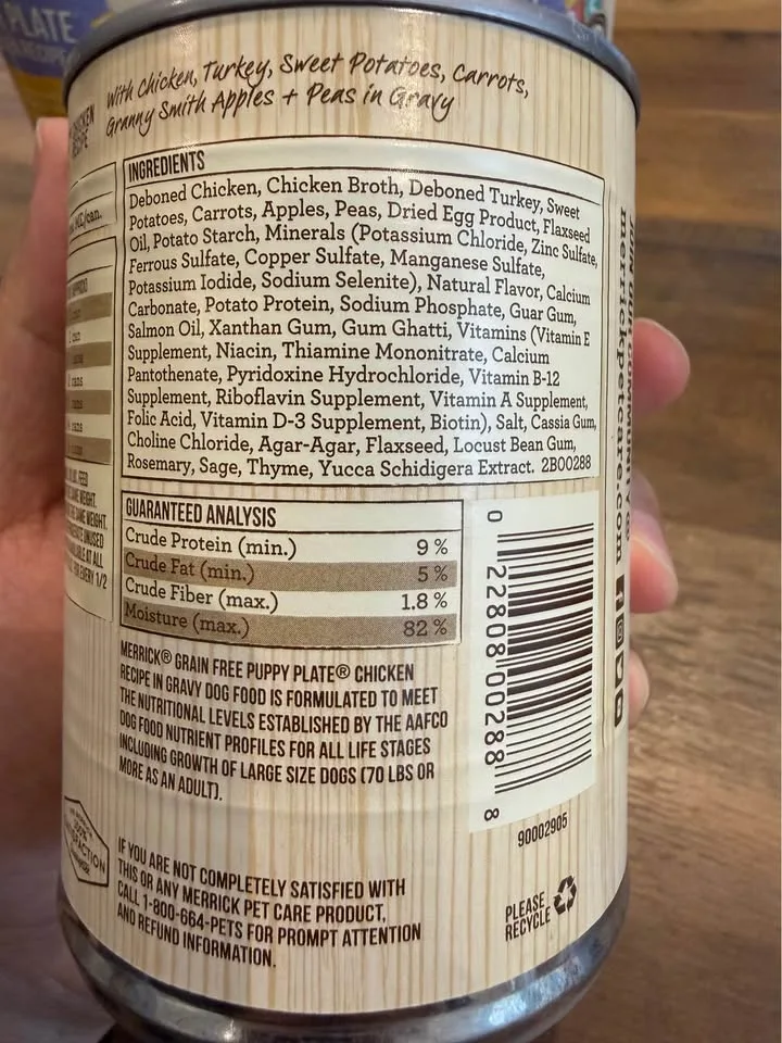 Puppy plate chicken recipe wet food image indicator(3)