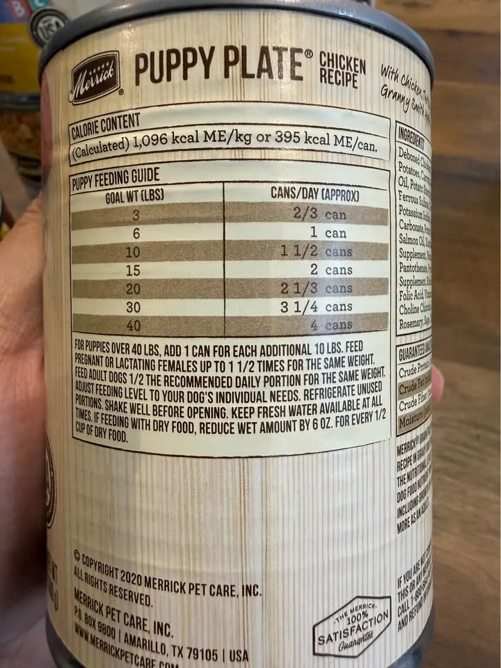 Puppy plate chicken recipe wet food image indicator(4)